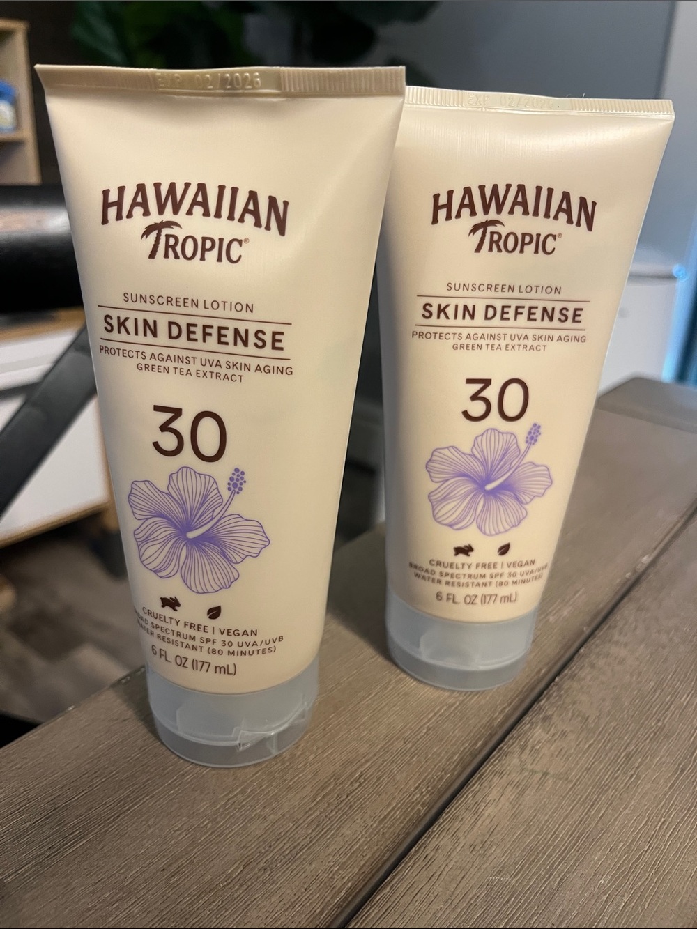 Hawaiian Tropic Skin Defense SPF 30 Sunscreen Lotion - Cream